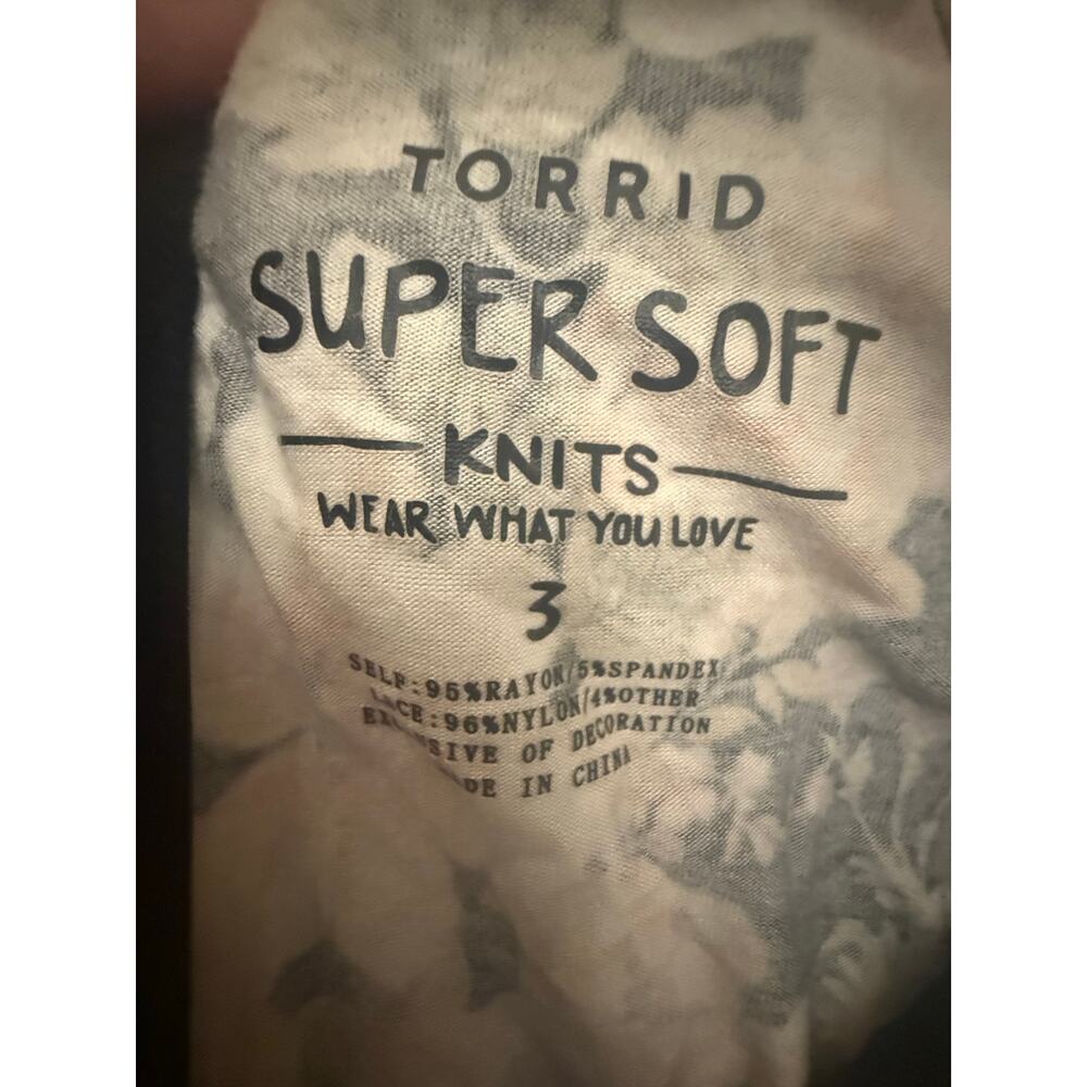 Super Soft Torrid Dress with Sheer Black - Picture 4 of 5